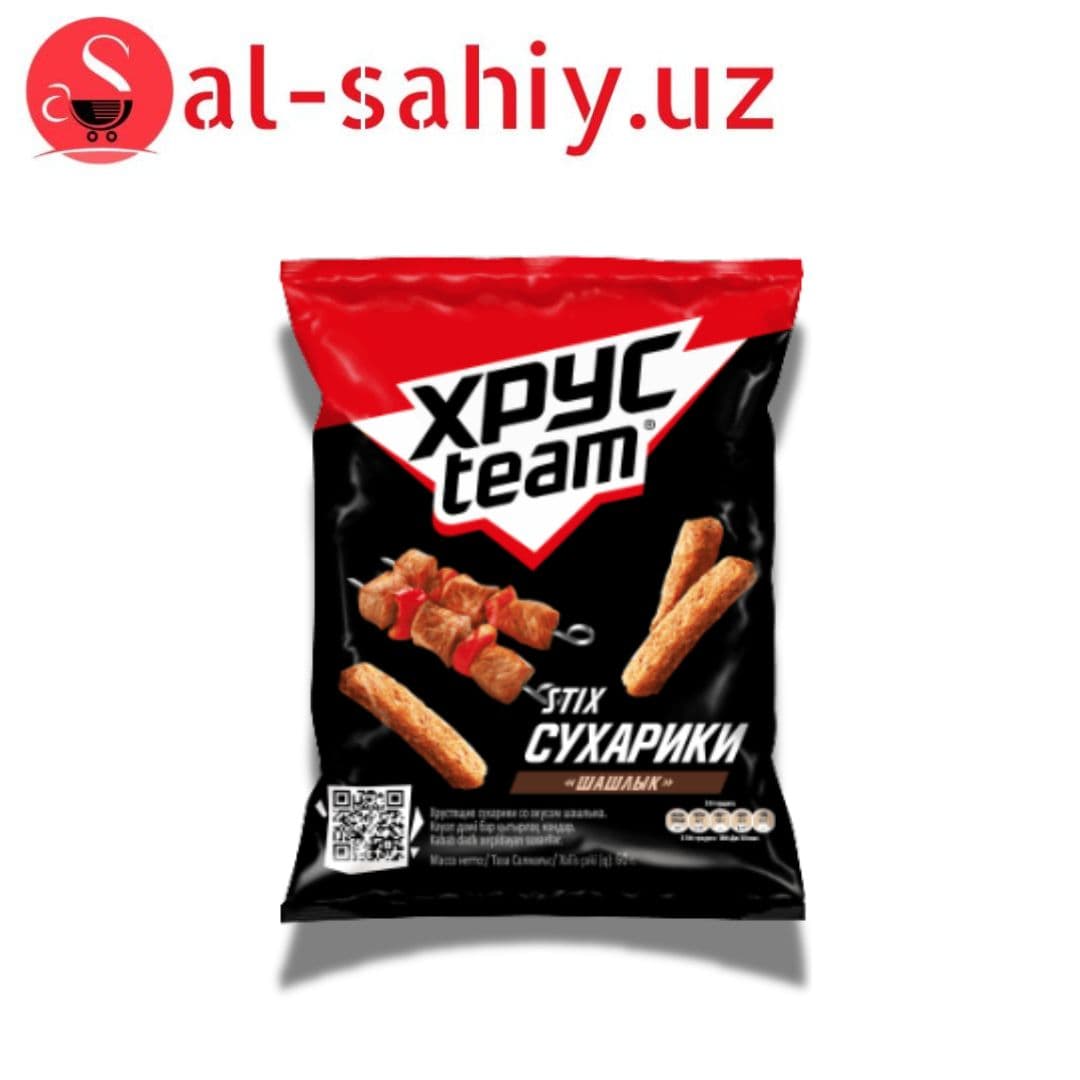 Хруст Team stix со вкусом шашлыка  95гр