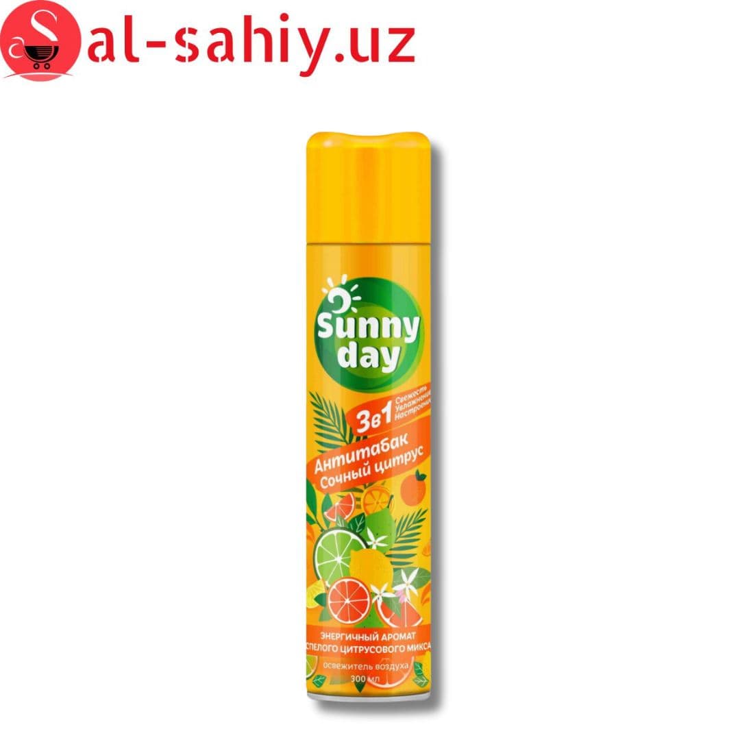 Освежитель воздуха "Sunny Day" Антитабак 300 см3 (N) 1*12