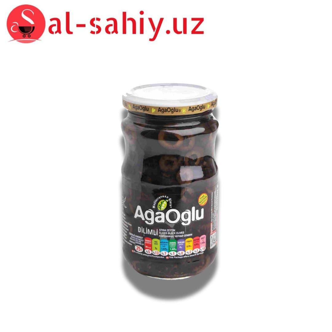 Оливки Zeytin Aga Oglu чёрный 200г Зайтун