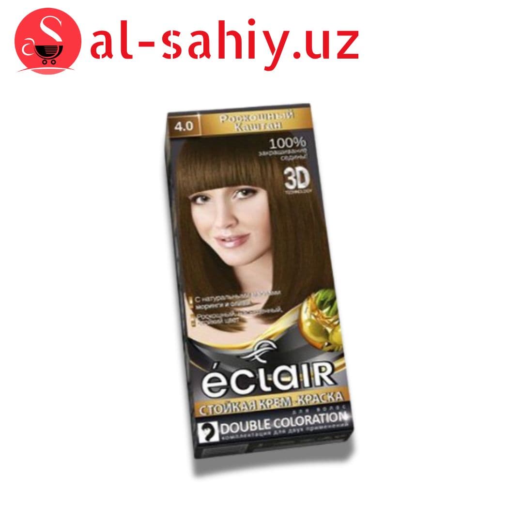Краска дл волос Eclair "3D" 4,0 Роскошный каштан