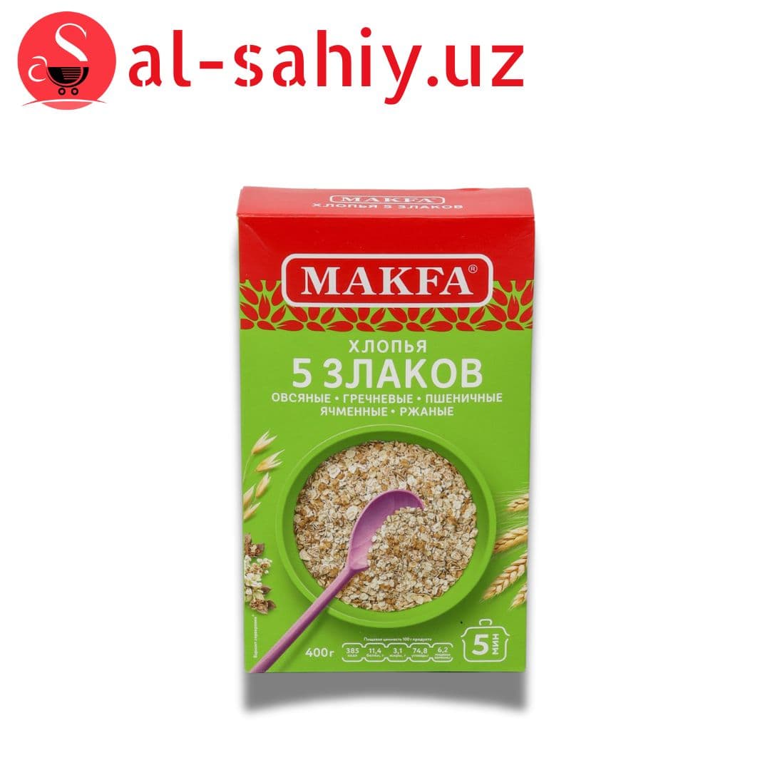Хлопья 5 злаков 400гр