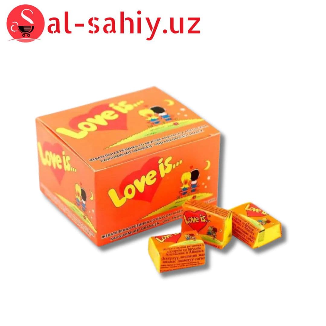 Живательная резинка ананаса и апельсина Love is...