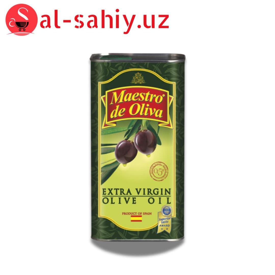 Оливковое масло Maestro De Oliva Extra Virgin Целебное 1 л