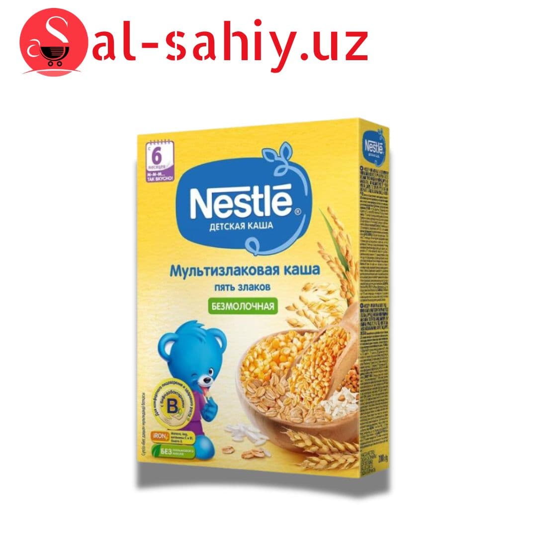 Каша Nestle Мультизлаковая каша 5 злаков б/м 200гр