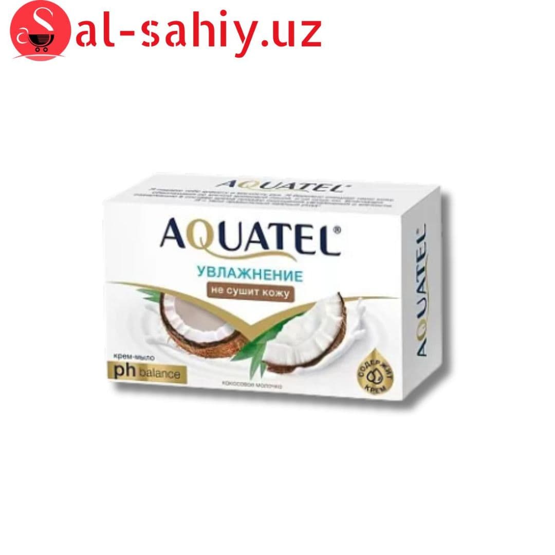 Крем-мыло Aquatel твердое Кокосовое молочко (90 г)