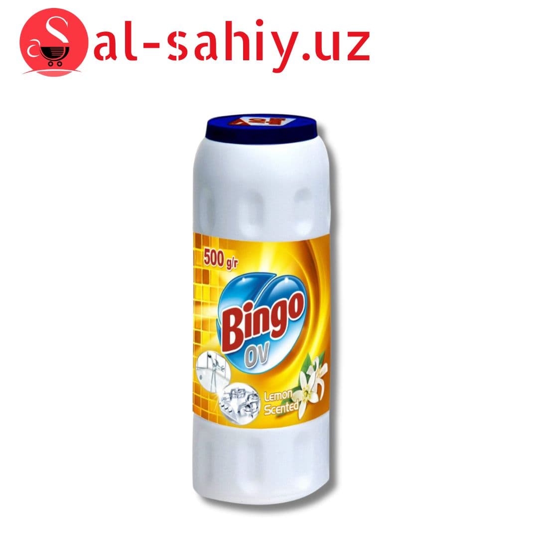 Чистящий порошок bingo лимон 500г/hayat/24 8690536590605