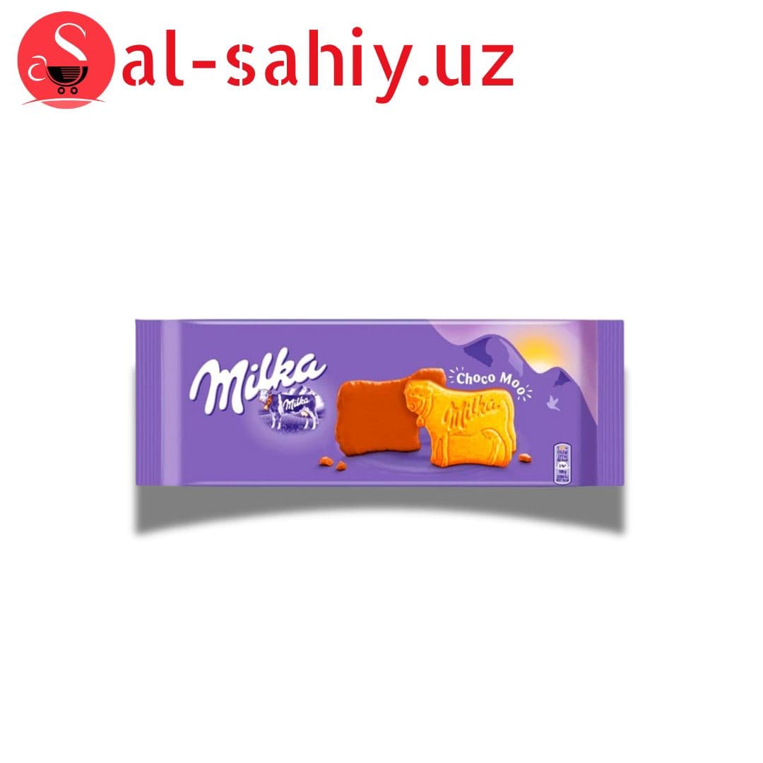 Печенье MILKA покрытой молочным шоколадном 120гр