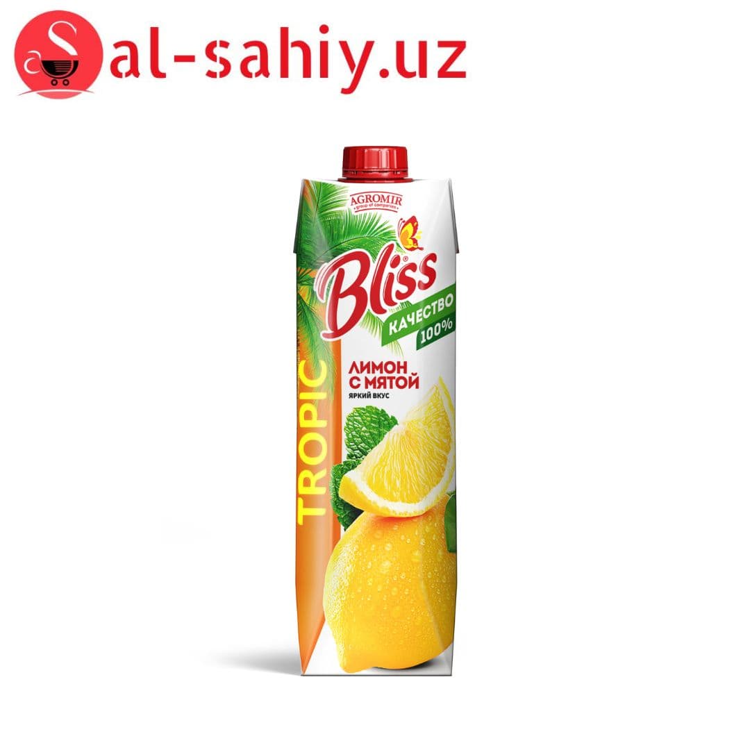 Сок Bliss Лимон с мятой 1л