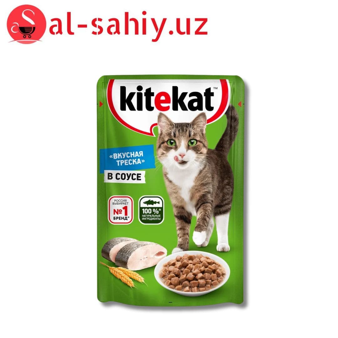 KiteKat - с рыба в соусе 85гр