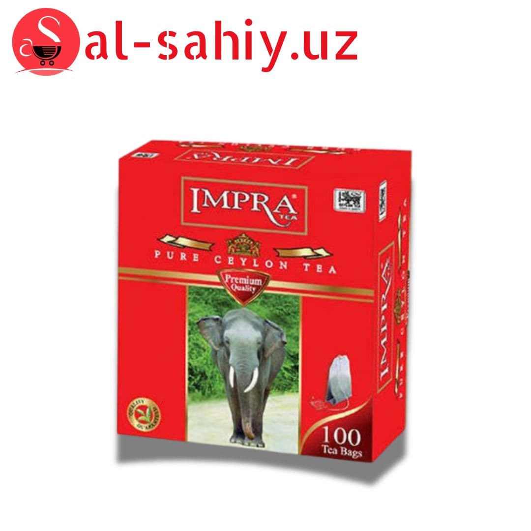 Чай "IMPRA" чёрный пакетик 100шт