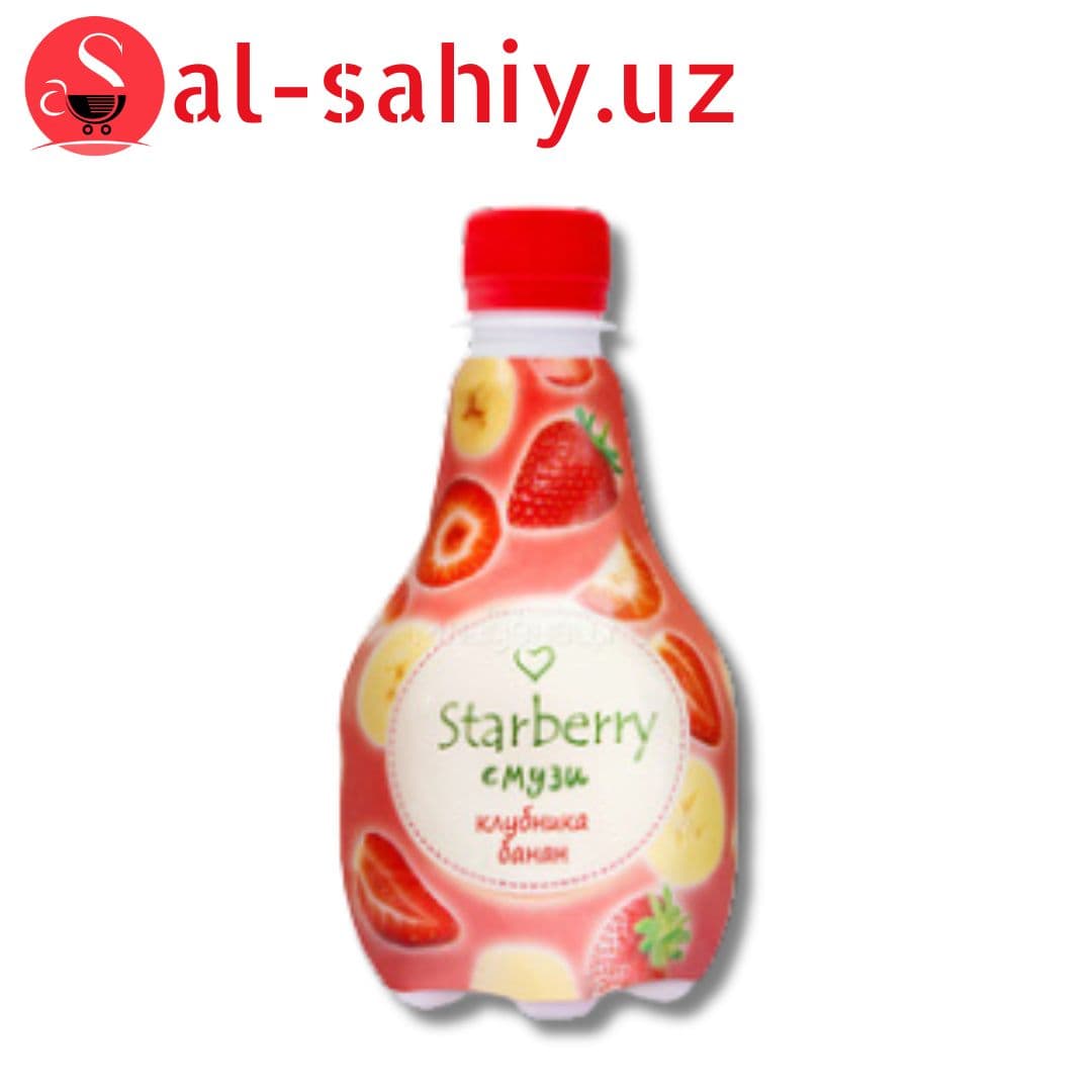 Смузи Starberry клубника-банан 0,375л