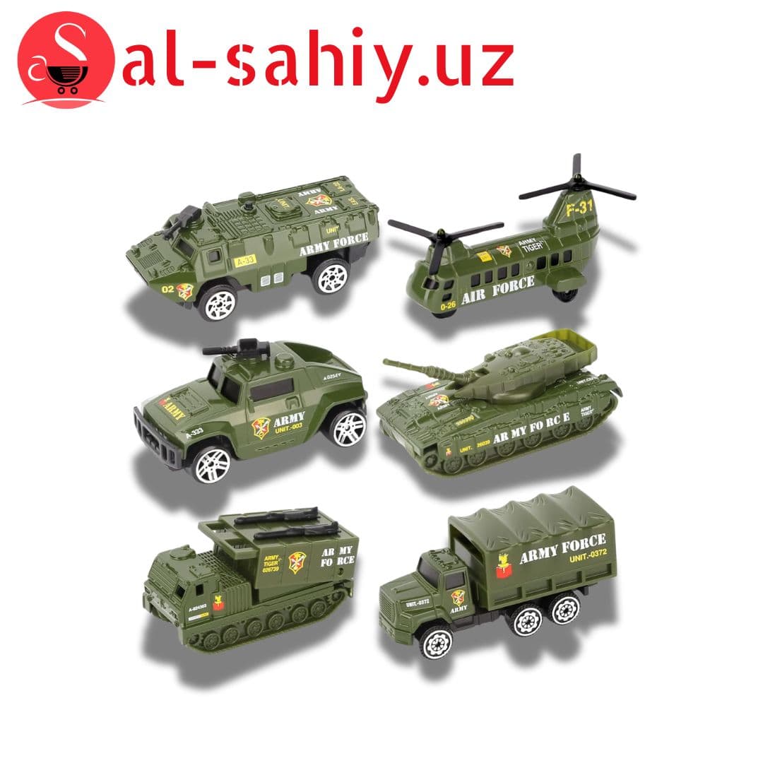 Играшка АРМИЯ набор 6шт  "MILITARY"