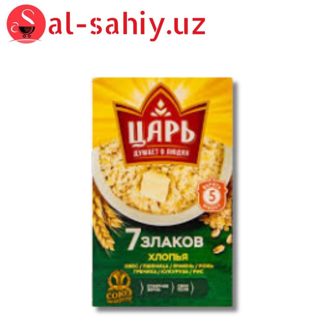 Хлопья 7 злака Царь 400гр