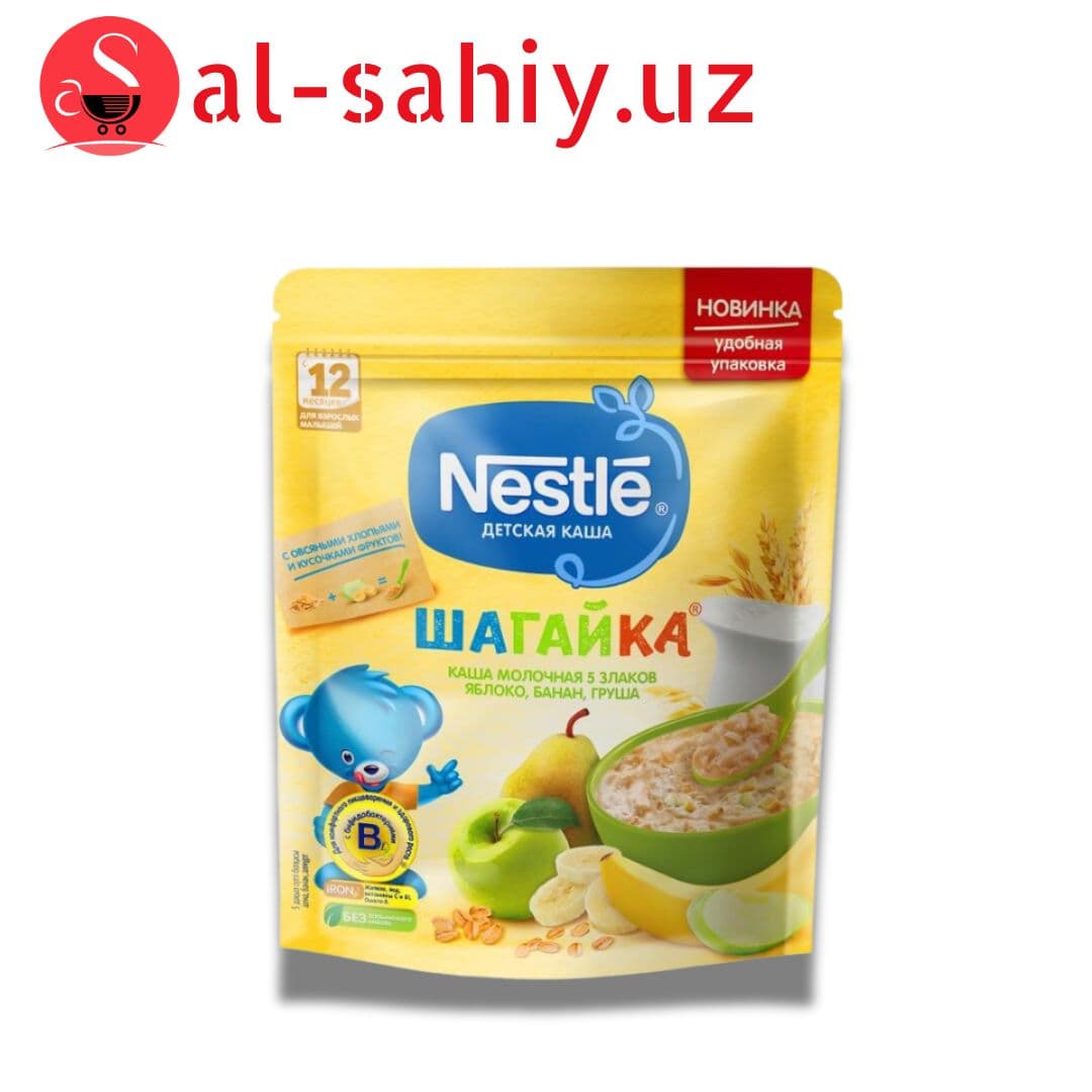 Nestle Каша 5 злаком ЯблокоБананГруша 200гр