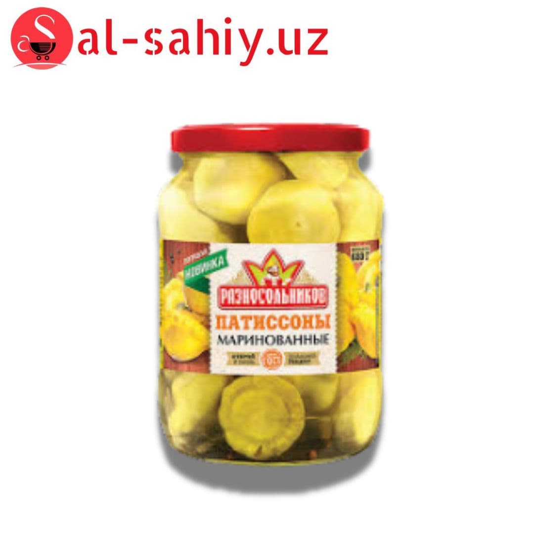 Патиссончики марин., 680гр стекло