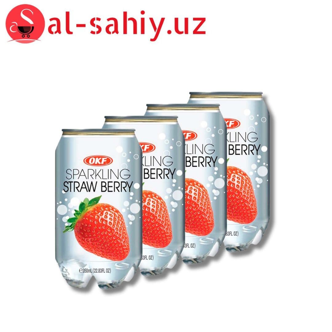 Напиток газированный клубника Sparkling, 350 мл