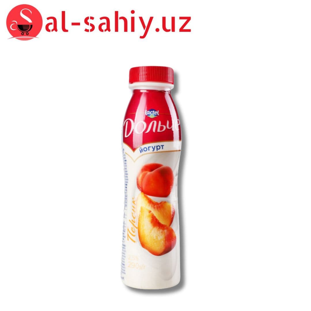 MELEK Йогурт персик 2,5% 300гр