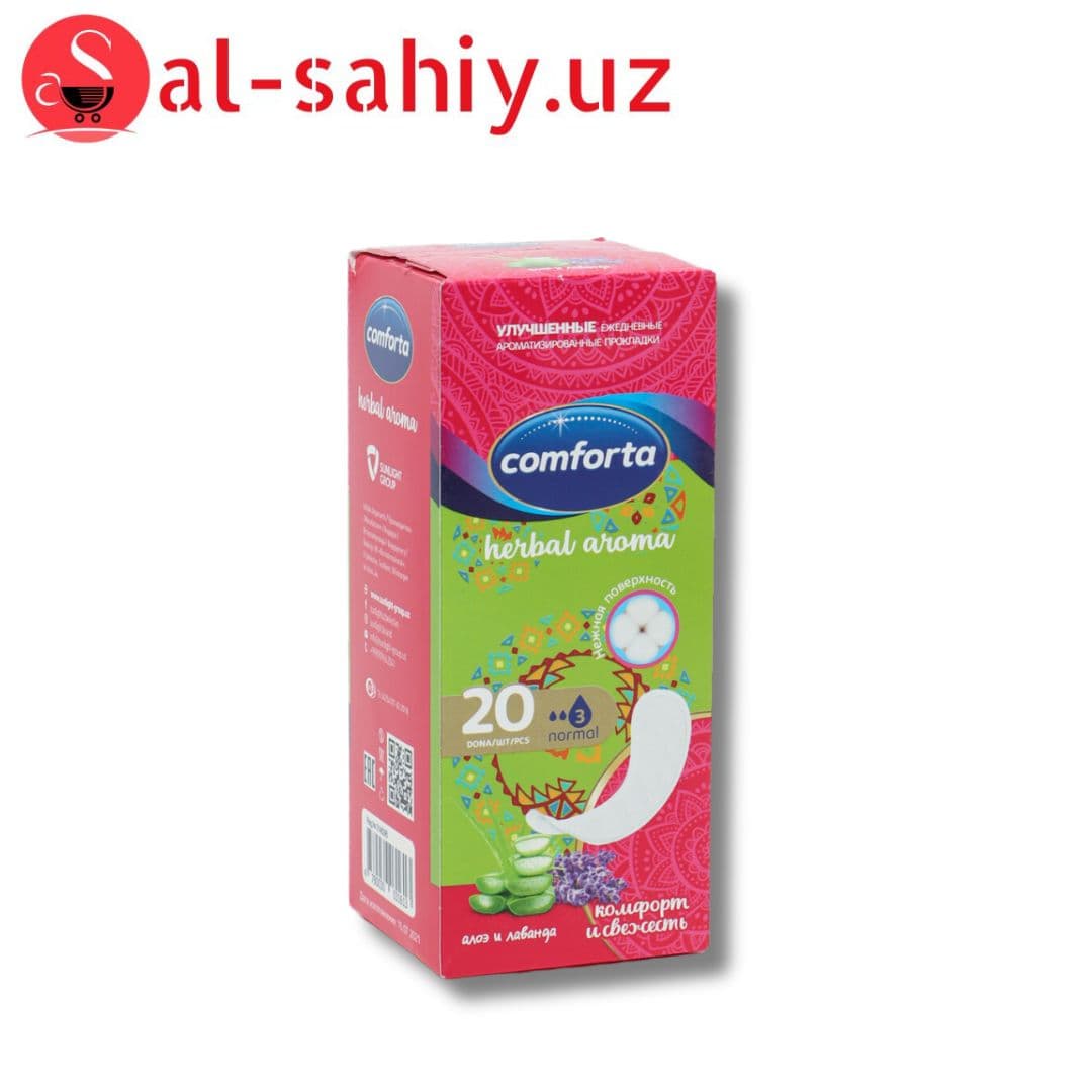 Ежедневные прокладки Comforta aloe 20 шт