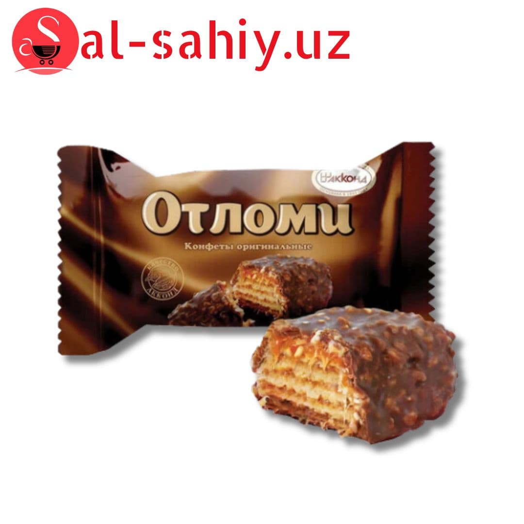 Конфеты "Отломи" вафел с крем начинкой в шок глазури