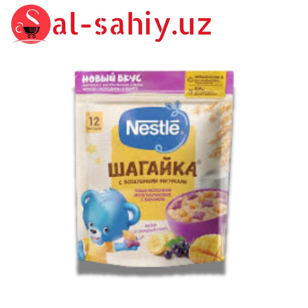 NESTLE мультизлаковая с фигурками из пшеницы банан-манго-черная смородина 190г Источник: https://moy