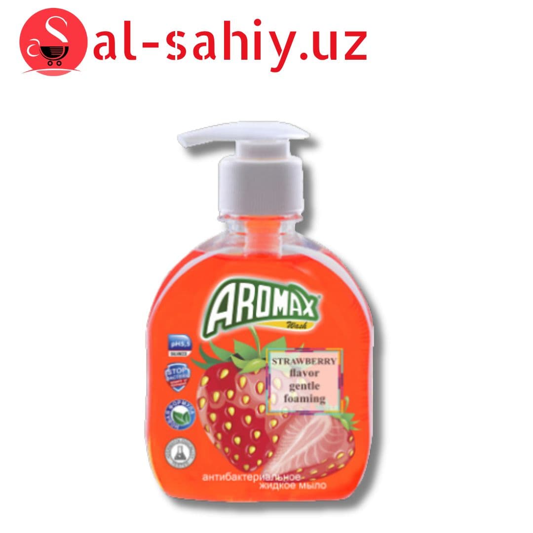 Жидкый гел для посуда MAX strawberries 900мл