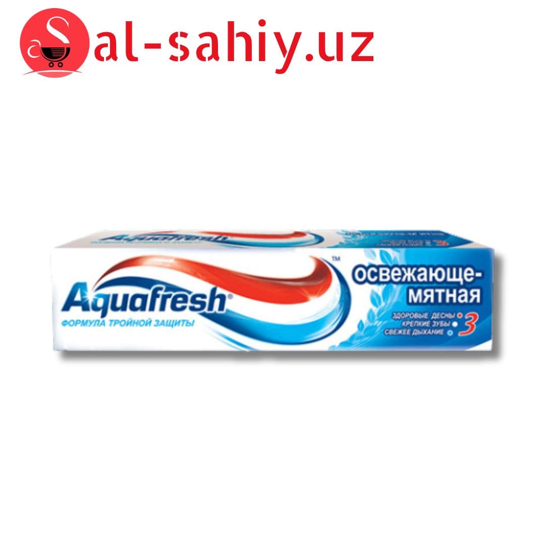 Зубная паста Aquafresh Освежающе-мятная 100мл .