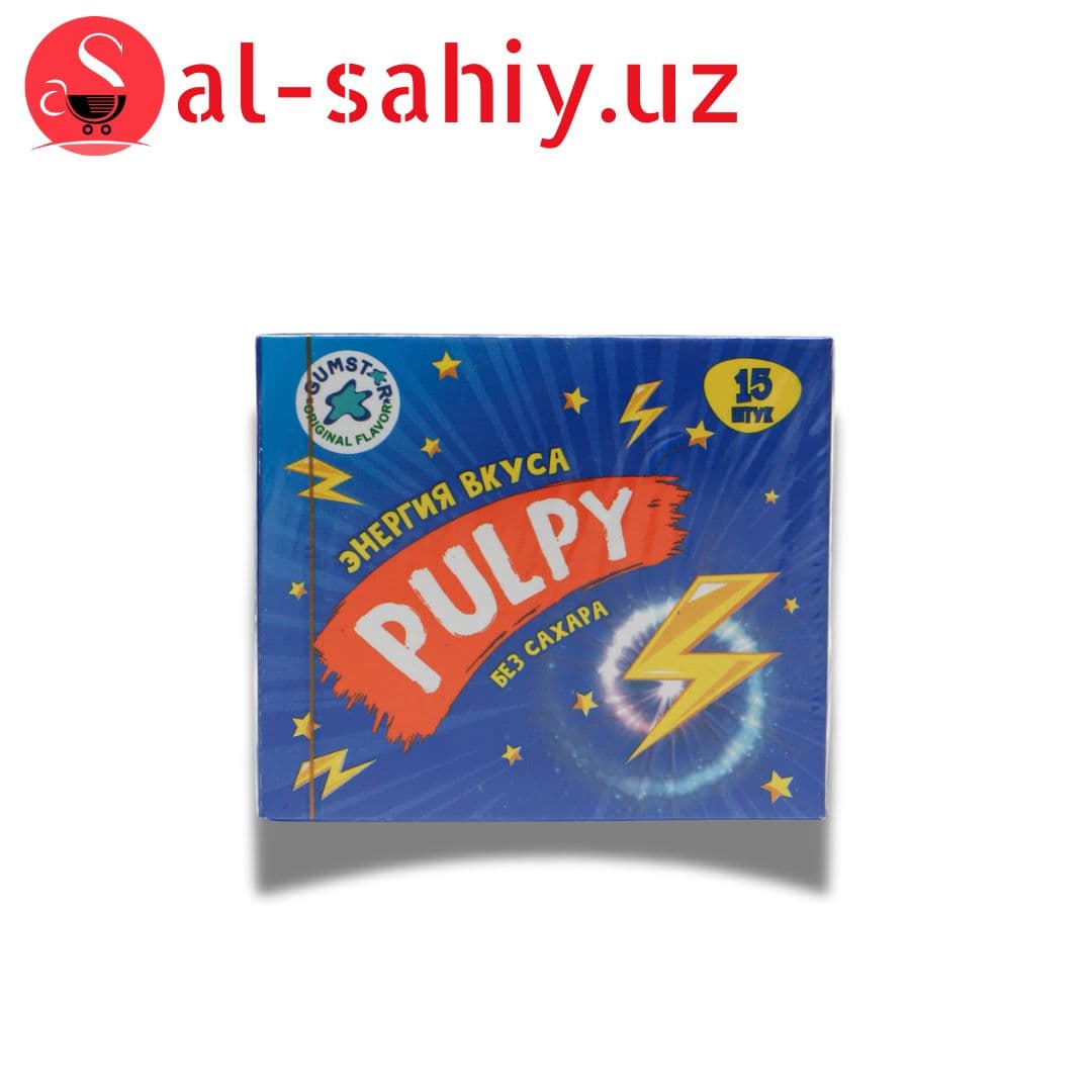 Жевателная резинка PULPY  "Энергия вкуса"