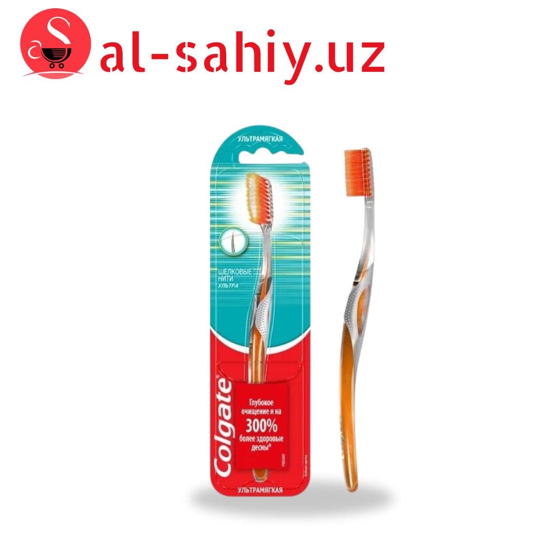 Ультрамягкая Colgate Шелковые нити Ультра Оранжевая