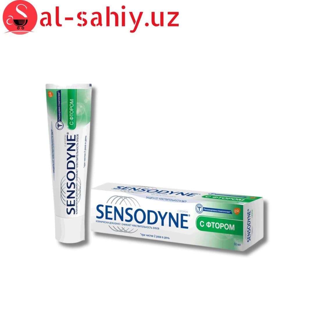 Зубная паста Sensodyne с фтором 50мл