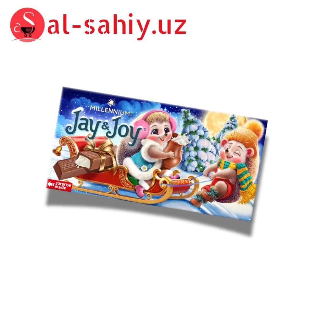 Шоколад "MILLENNIUM" с молочной начинкой Jay&Joy 100г