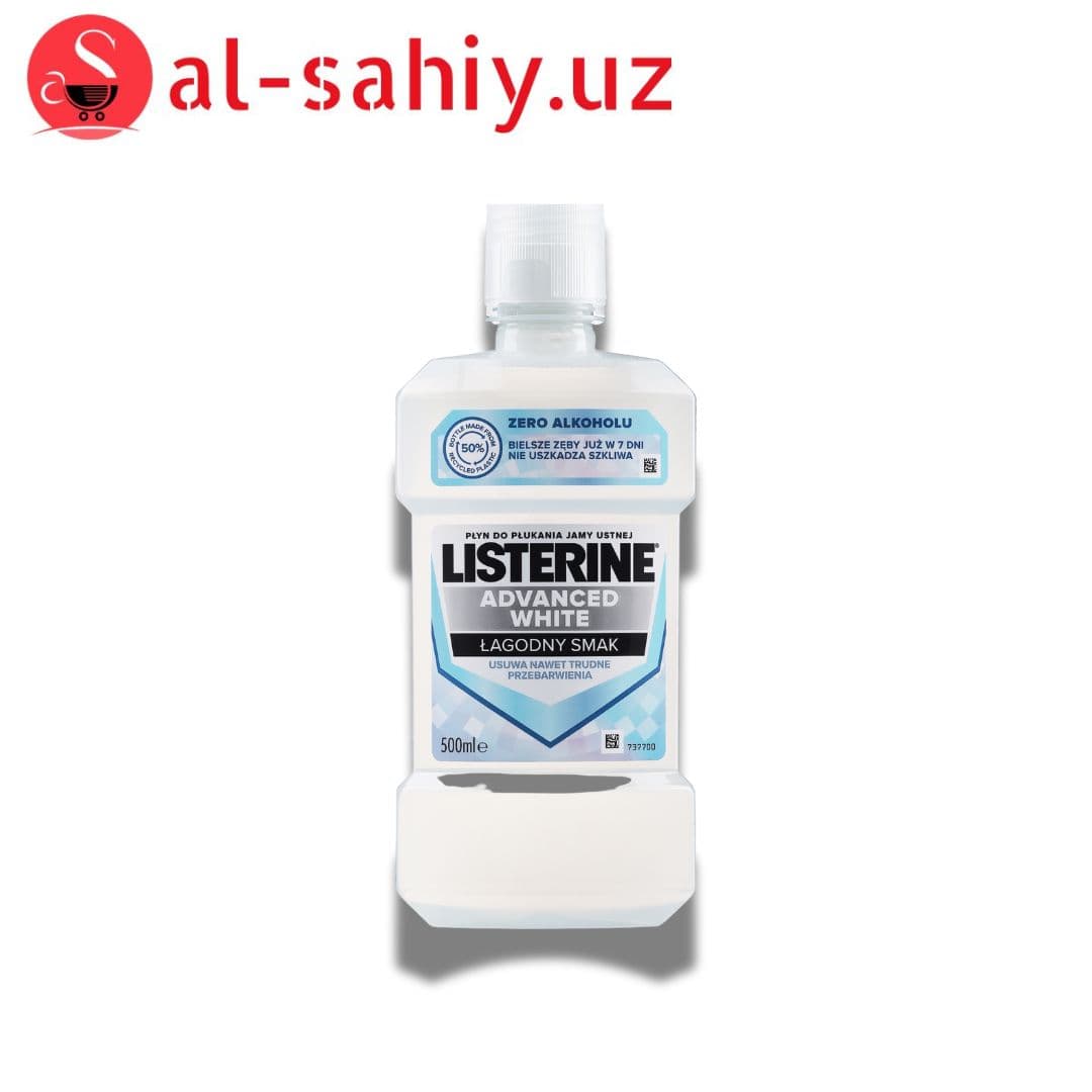 Listerine - Антисептическая жидкость для полоскания рта Advanced белого цвета - 250мл