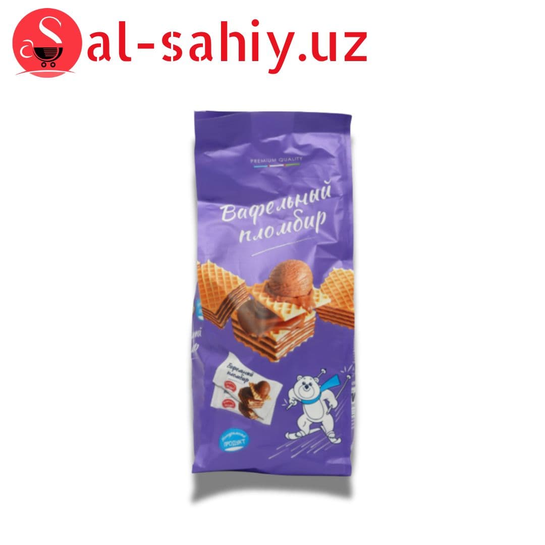 Вафелный Пломбир со вкусом шоколада 400 гр