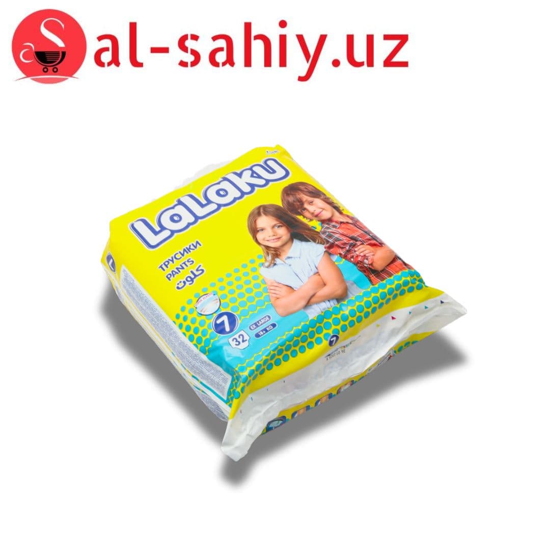 Памперс Lalaku №7 Трусик "Мальчик Девочка"  (32шт)