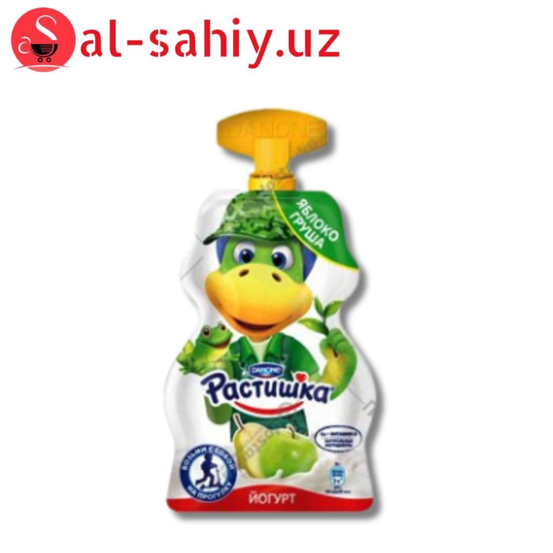 Йогурт РАСТИШКА DANONE Яблоко-Груша 70г