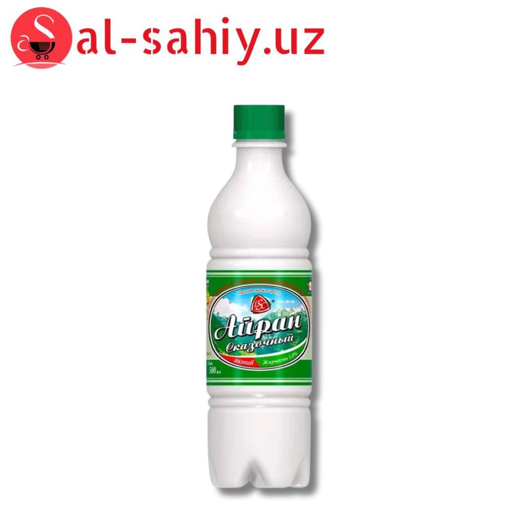 Айран не газированая 1% 0.5 л