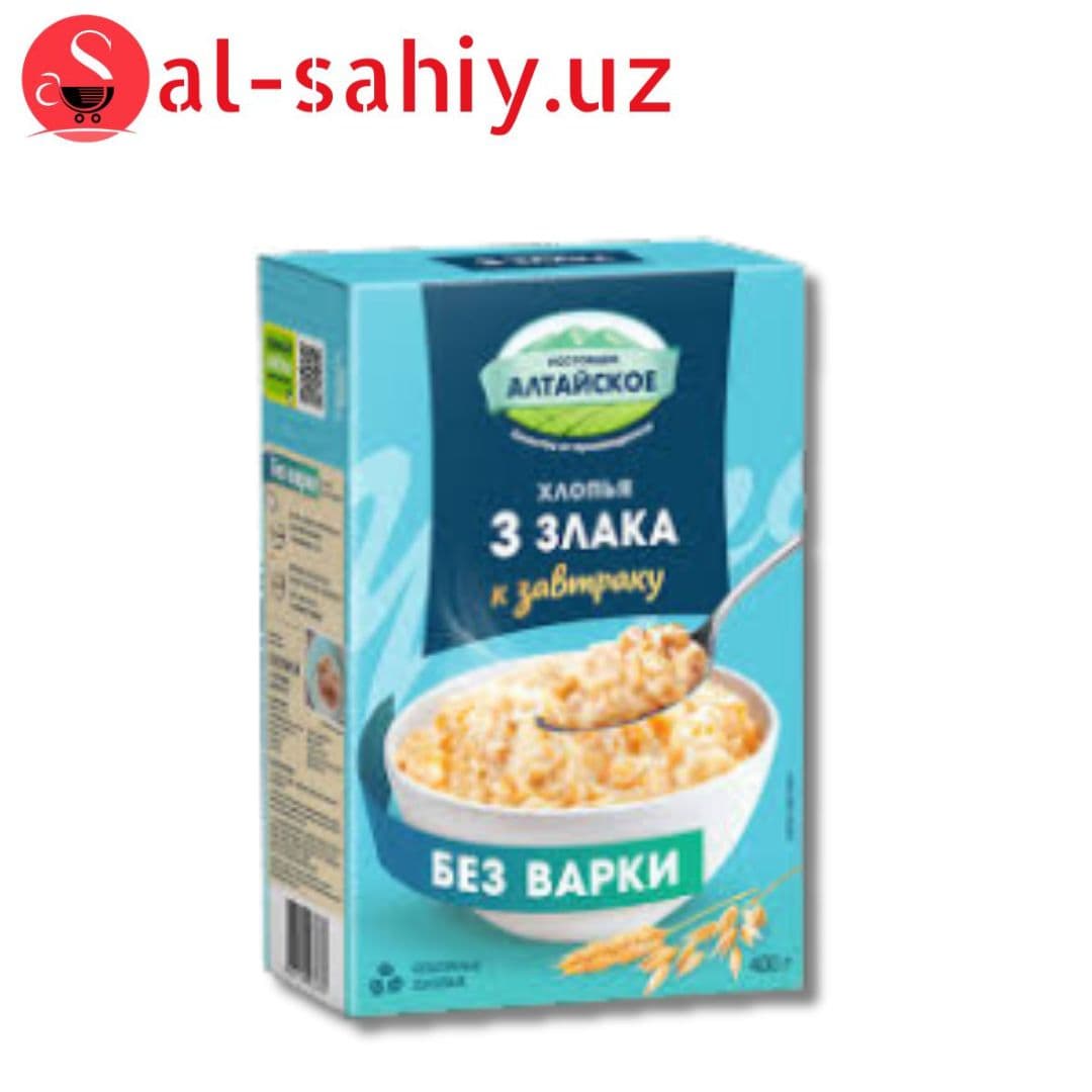 Хлопья многозлаковые не треб/вар. (3 злака) 400гр