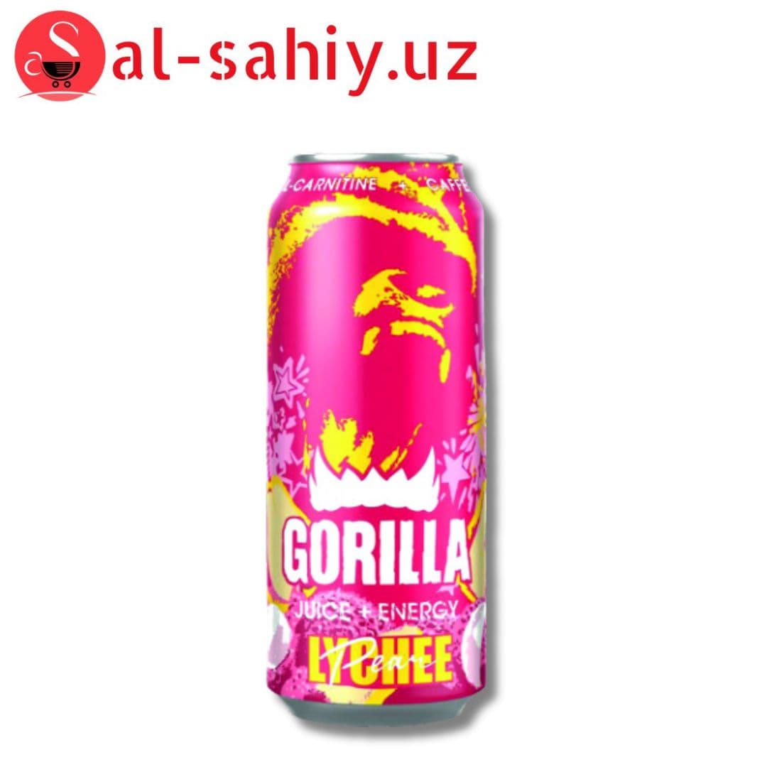 Напиток безалкогольный тонизирующий GORILLA LYCHEE  0.45л