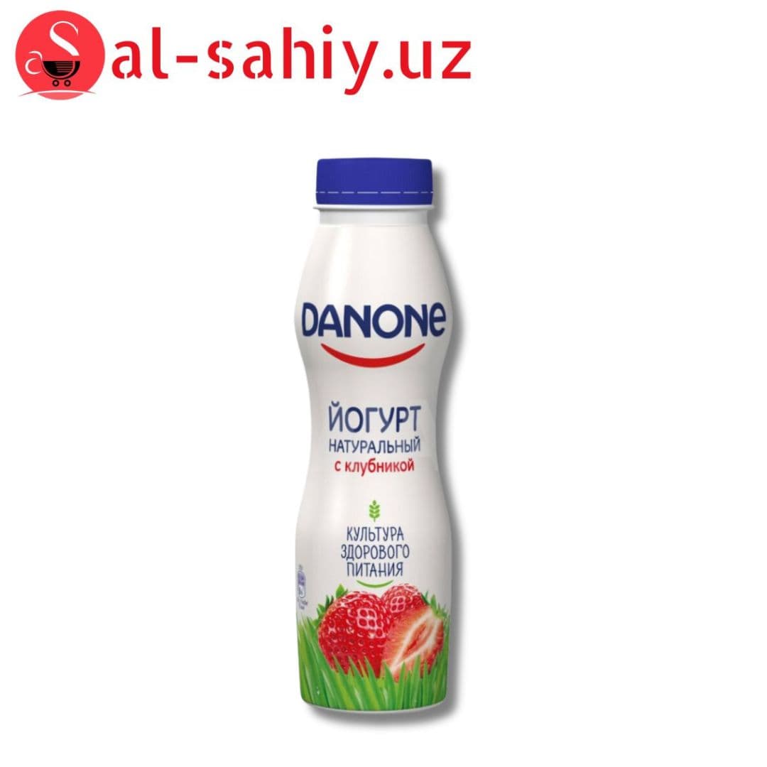 Йогурт Питьевая DANONE "Клубника" 270г