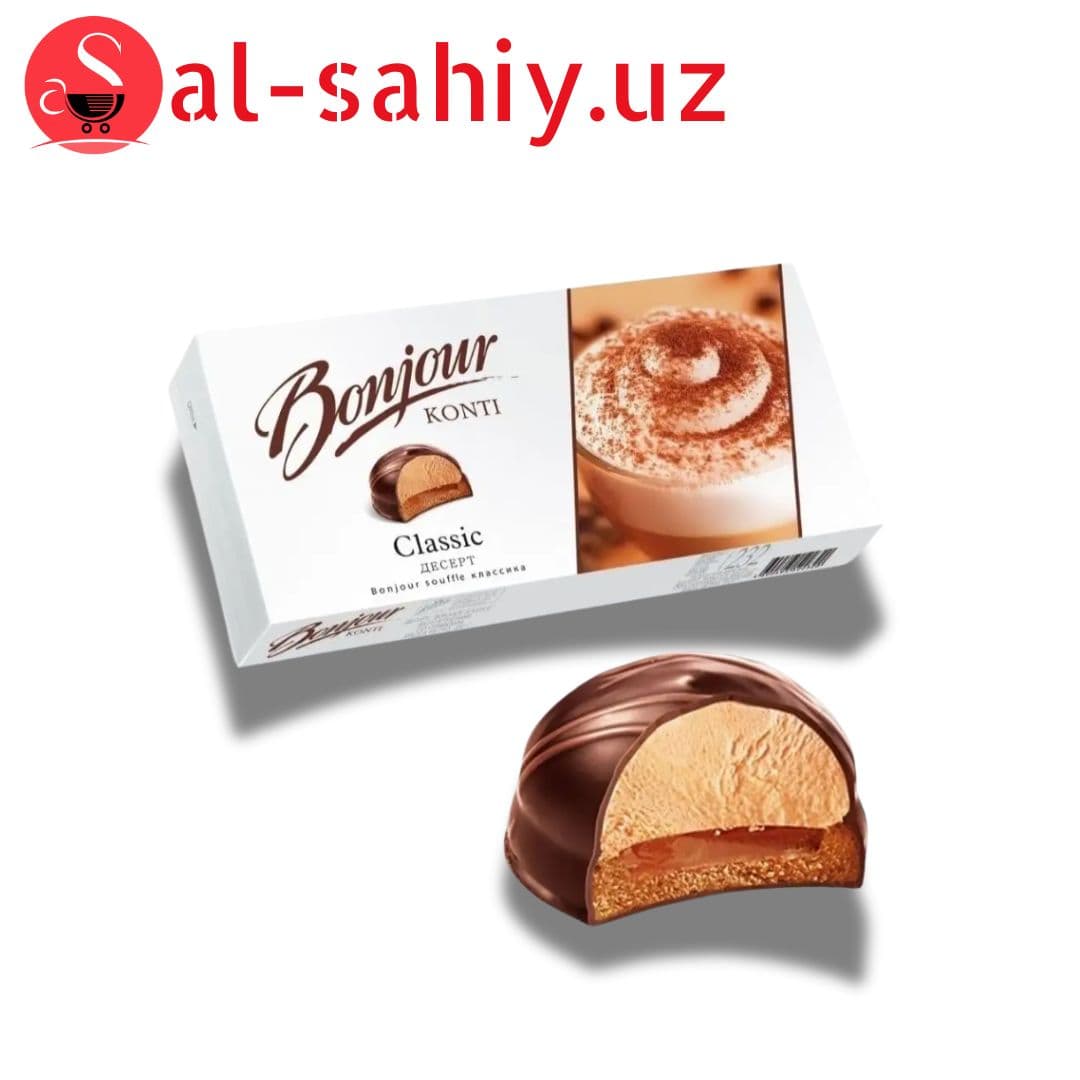 Десерт Konti Bonjour Souffle вкус Груша, 232 г
