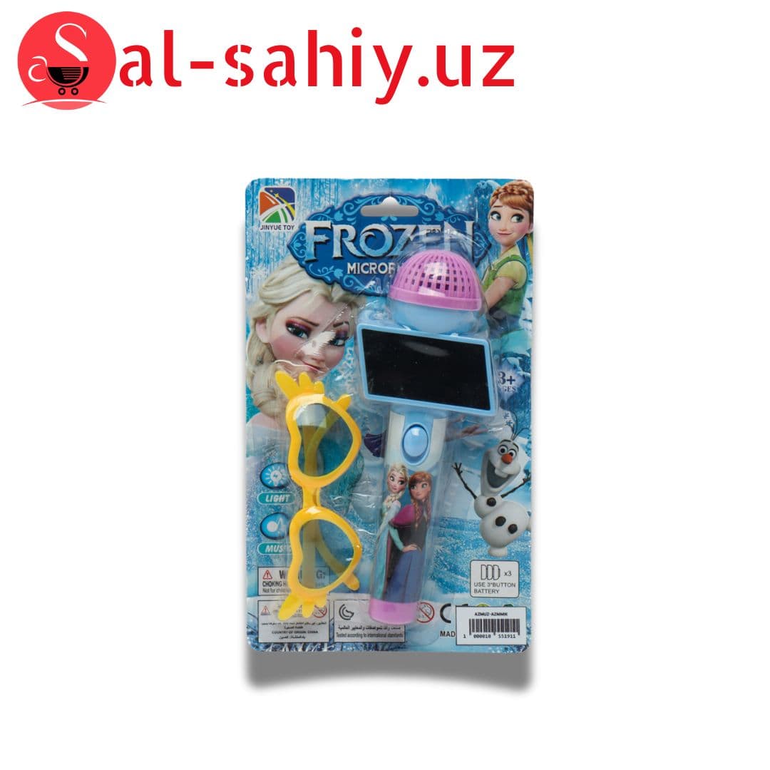 Игрушка - Микрофон и очки Frozen Microphone