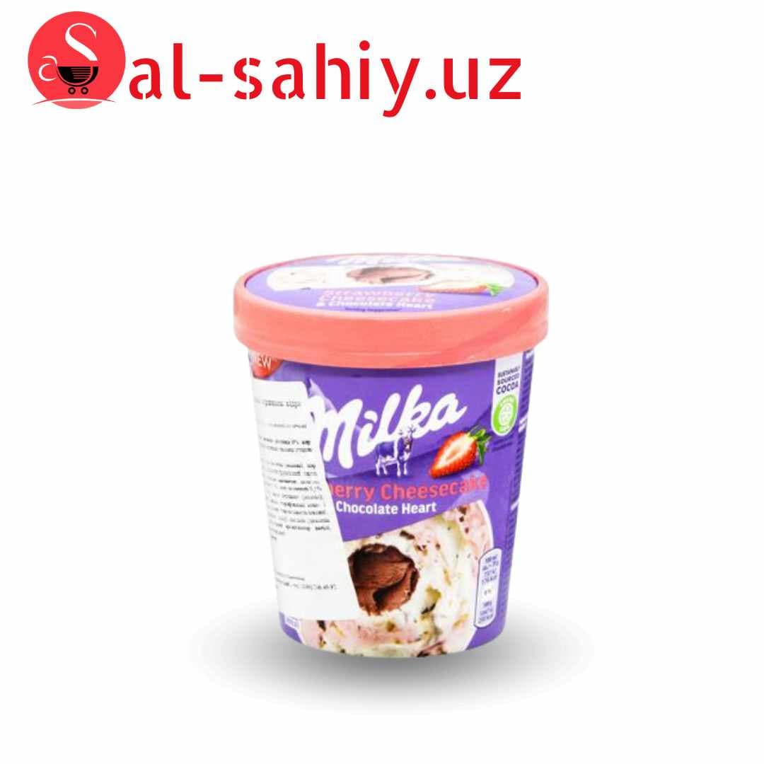 Мороженое MILKA  клубника  480гр