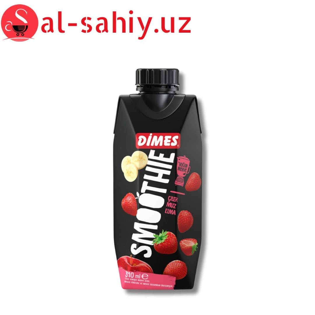 Dimes Smoothie Çilek Muz Elma 310 Ml