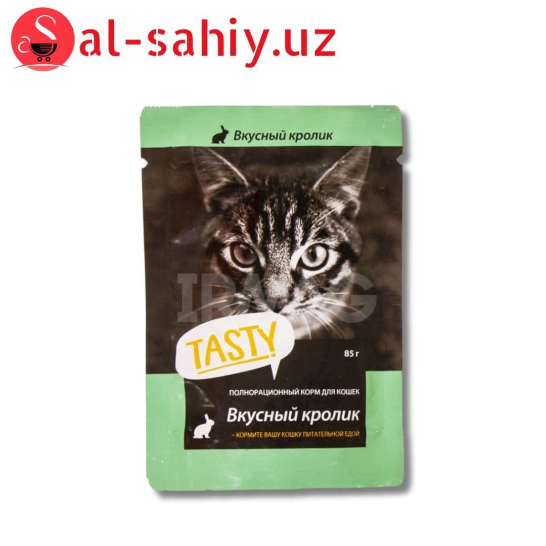 Корм для кошек Tasty Вкусный кролик в желе (85 г)