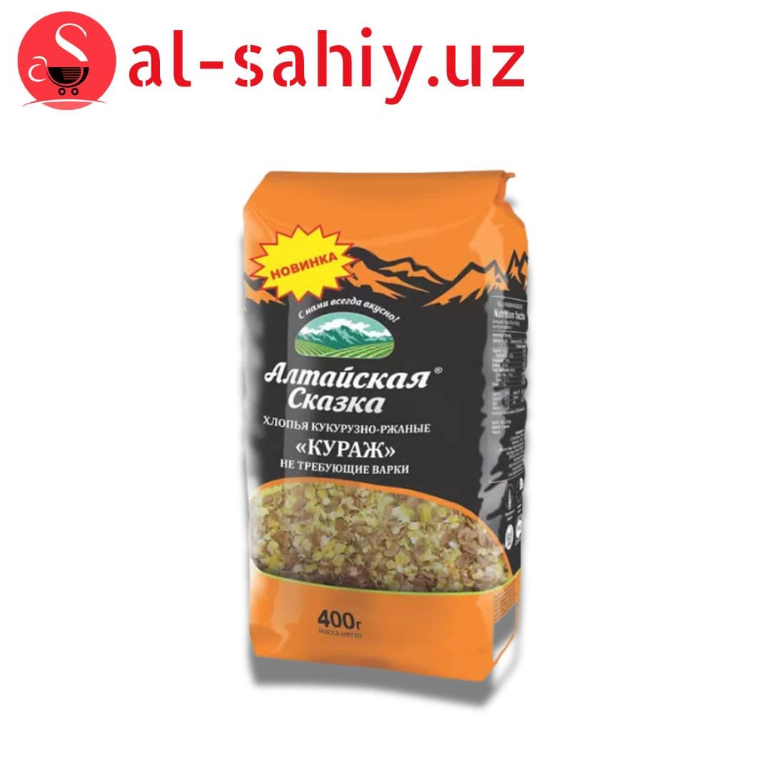 Хлопья кукурузно-ржаные Кураж 400г