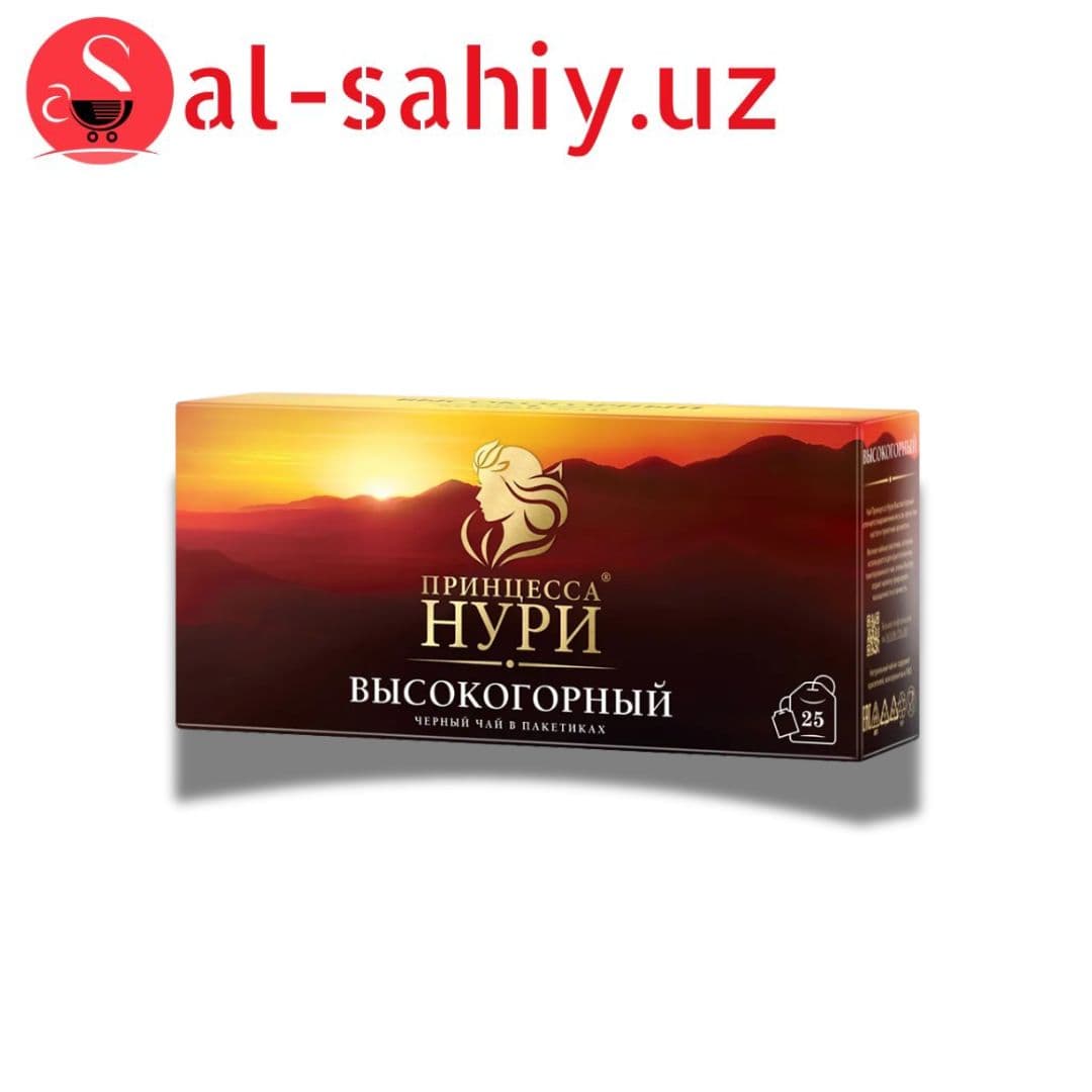 Чай Принцесса Нури Высокогор. черн. в пакетиках 25шт