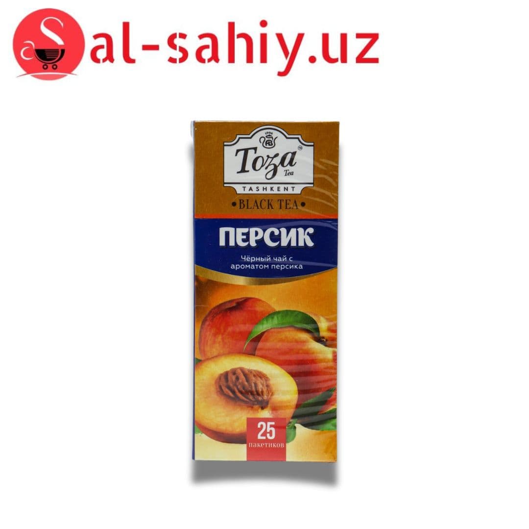 Чёрный чай с ароматом персика 25 шт