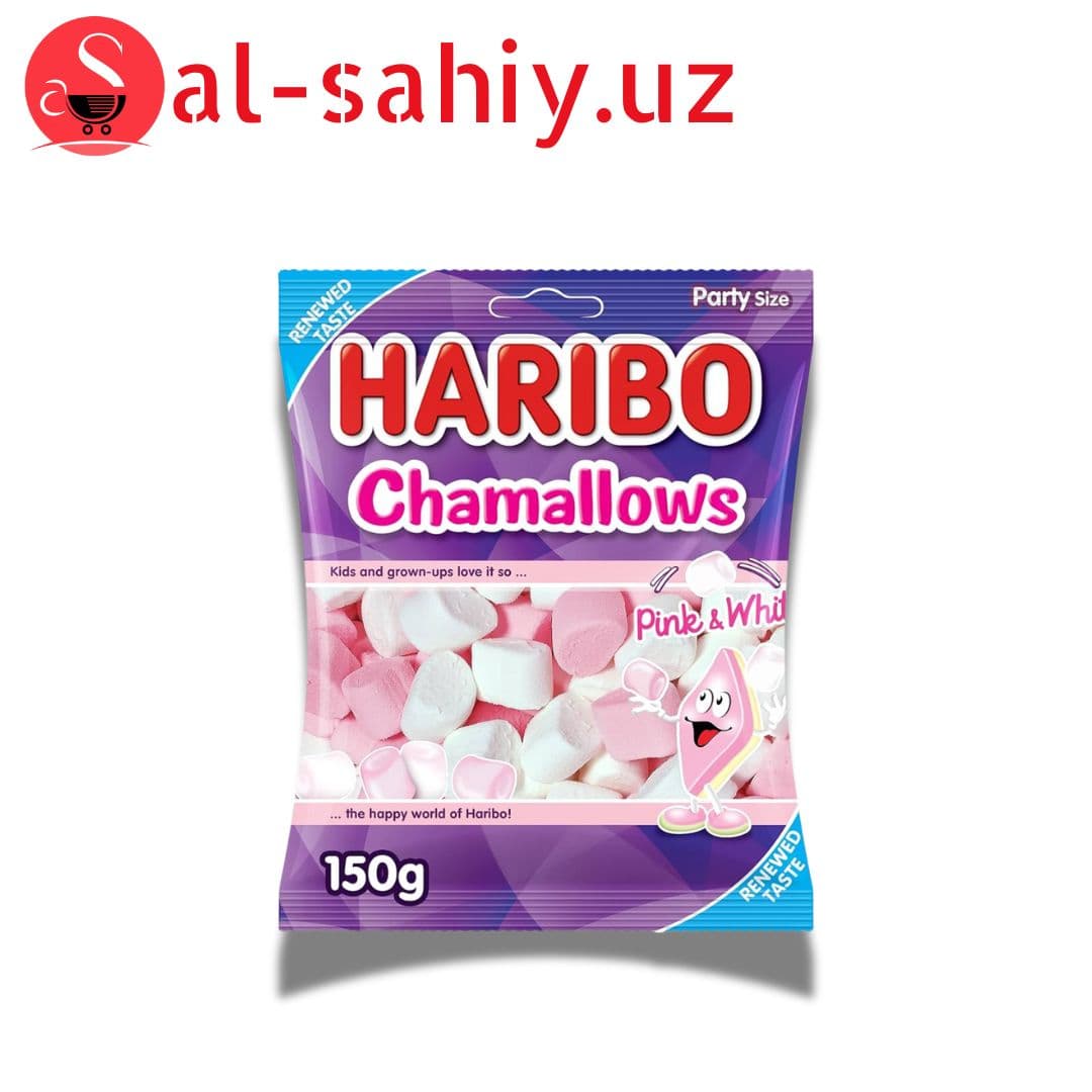 Haribo Chamallows Pink and White 150g