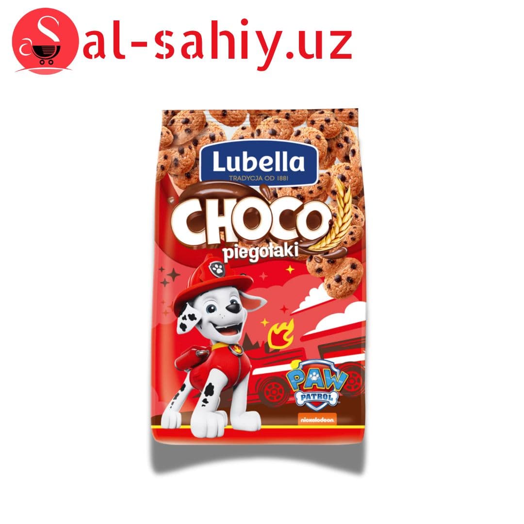 LUBELLA MLEKOŁAKI CHOCO PIEGOŁAKI ZBOŻOWE CHRUPKI W KSZTAŁCIE CIASTECZEK O SMAKU CZEKOLADOWYM 500 G