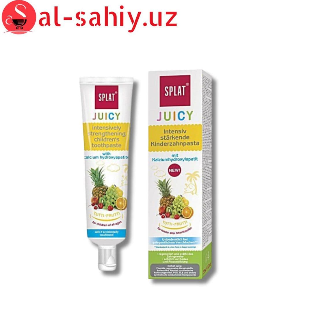 Splat JUICY ТУТТИ-ФРУТТИ детская зубная паста 35гр