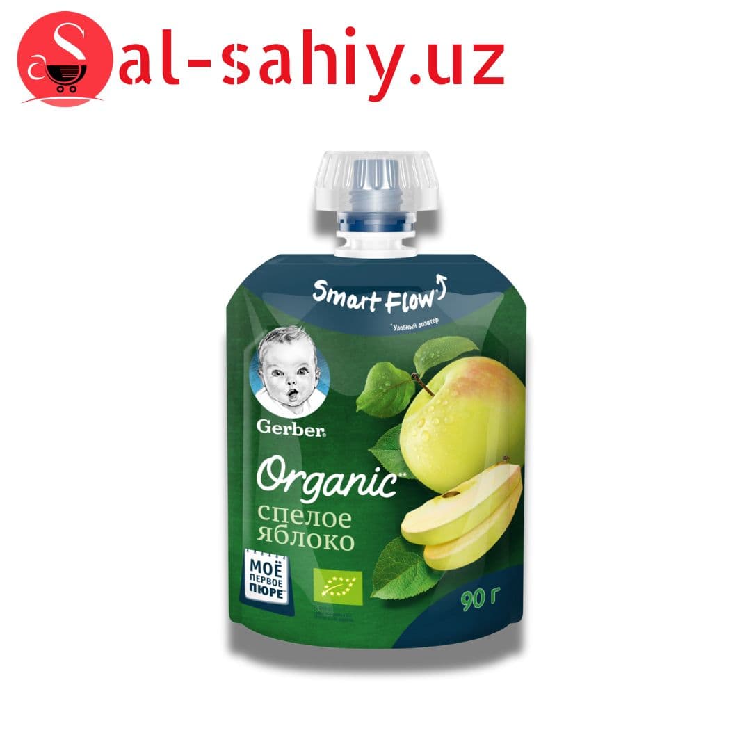 Пюре Gerber organic яблоко 90г с 6месяцев